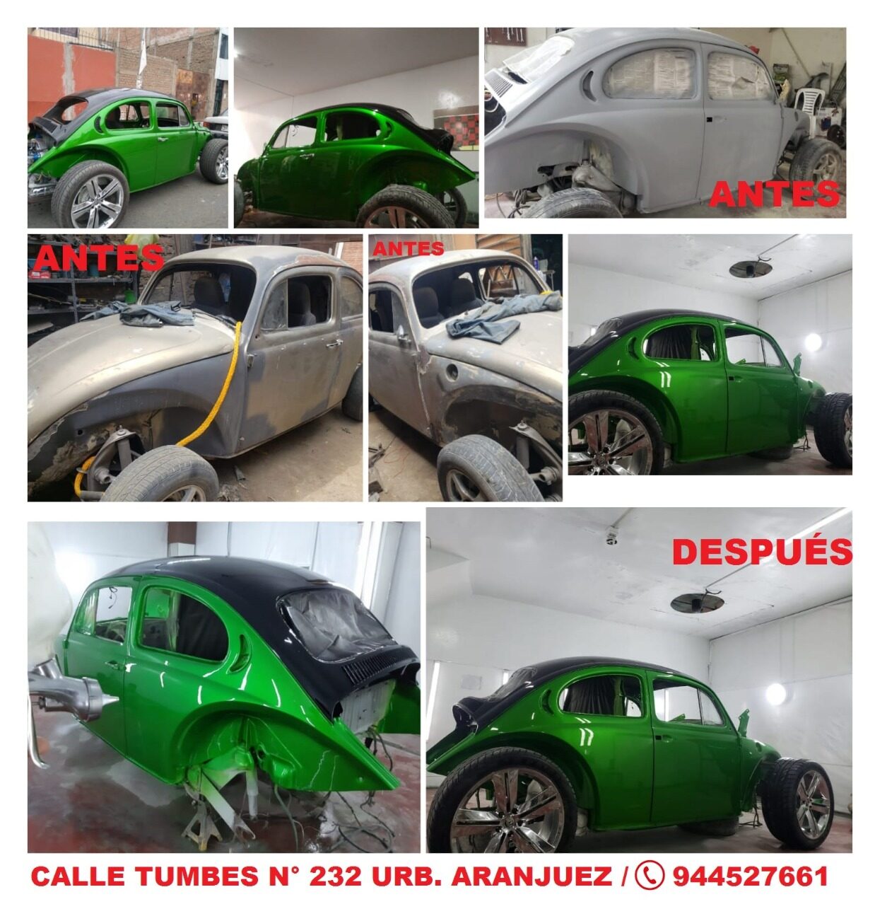 Taller de pintura automotriz trujillo